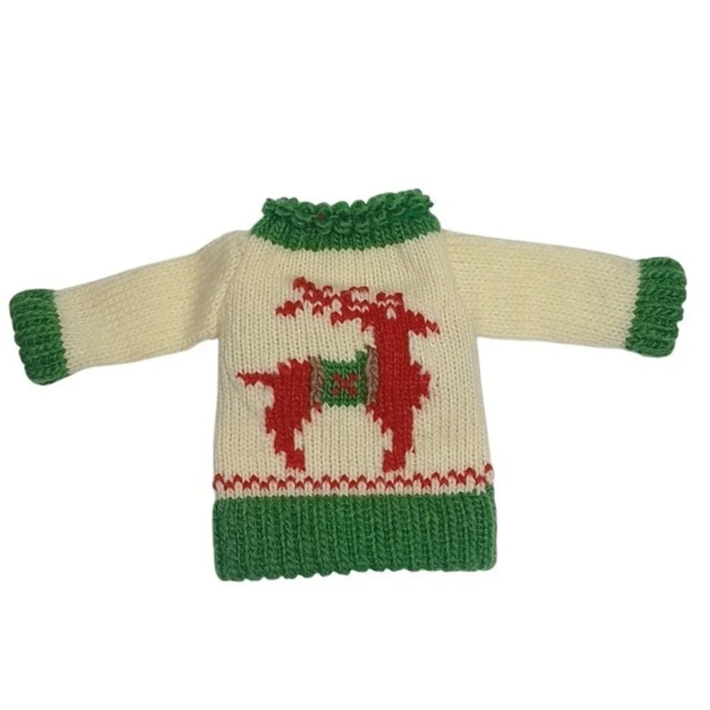 Wine Bottle Covers Multicolor Ugly Christmas‎ Sweater 3pc Set